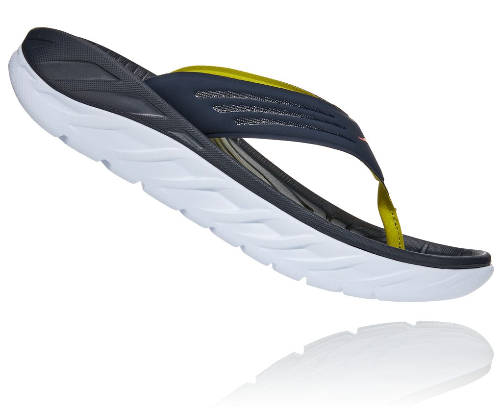 HOKA Men's ORA RECOVERY FLIP OMBRE BLUE/FIESTA