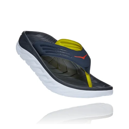HOKA Men's ORA RECOVERY FLIP OMBRE BLUE/FIESTA